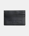 Leather Credit Card Holder  Black