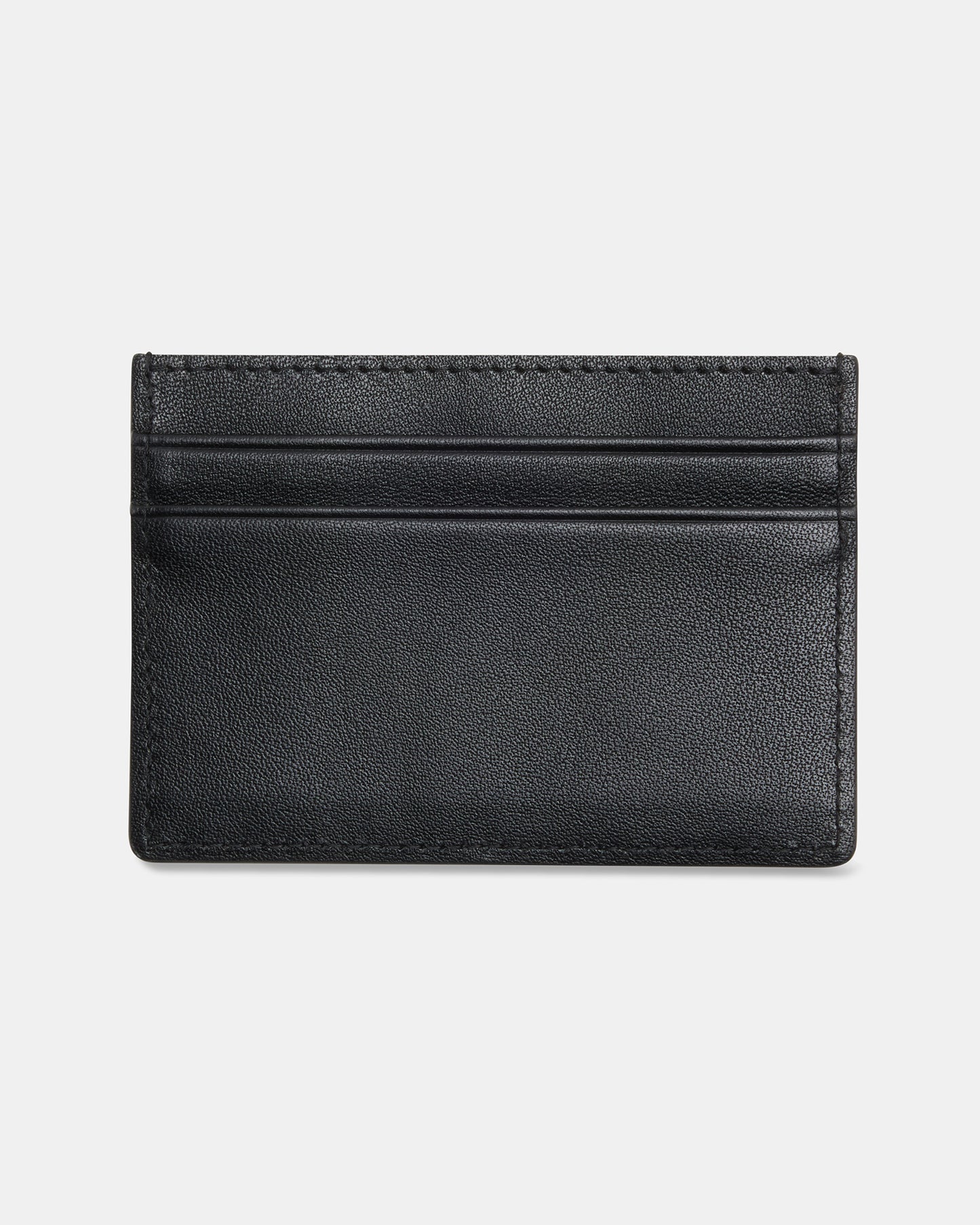 Leather Credit Card Holder Black