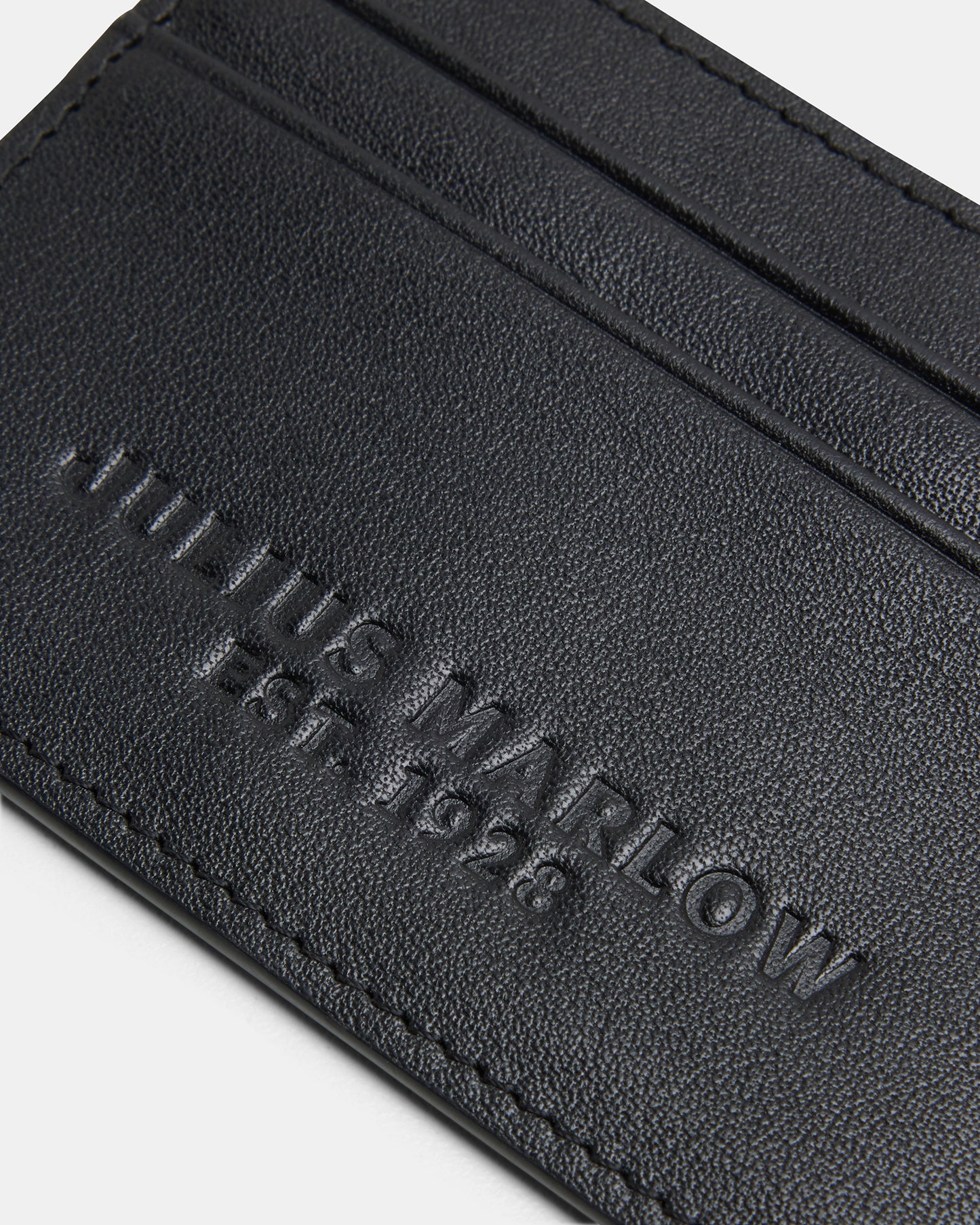 Leather Credit Card Holder Black