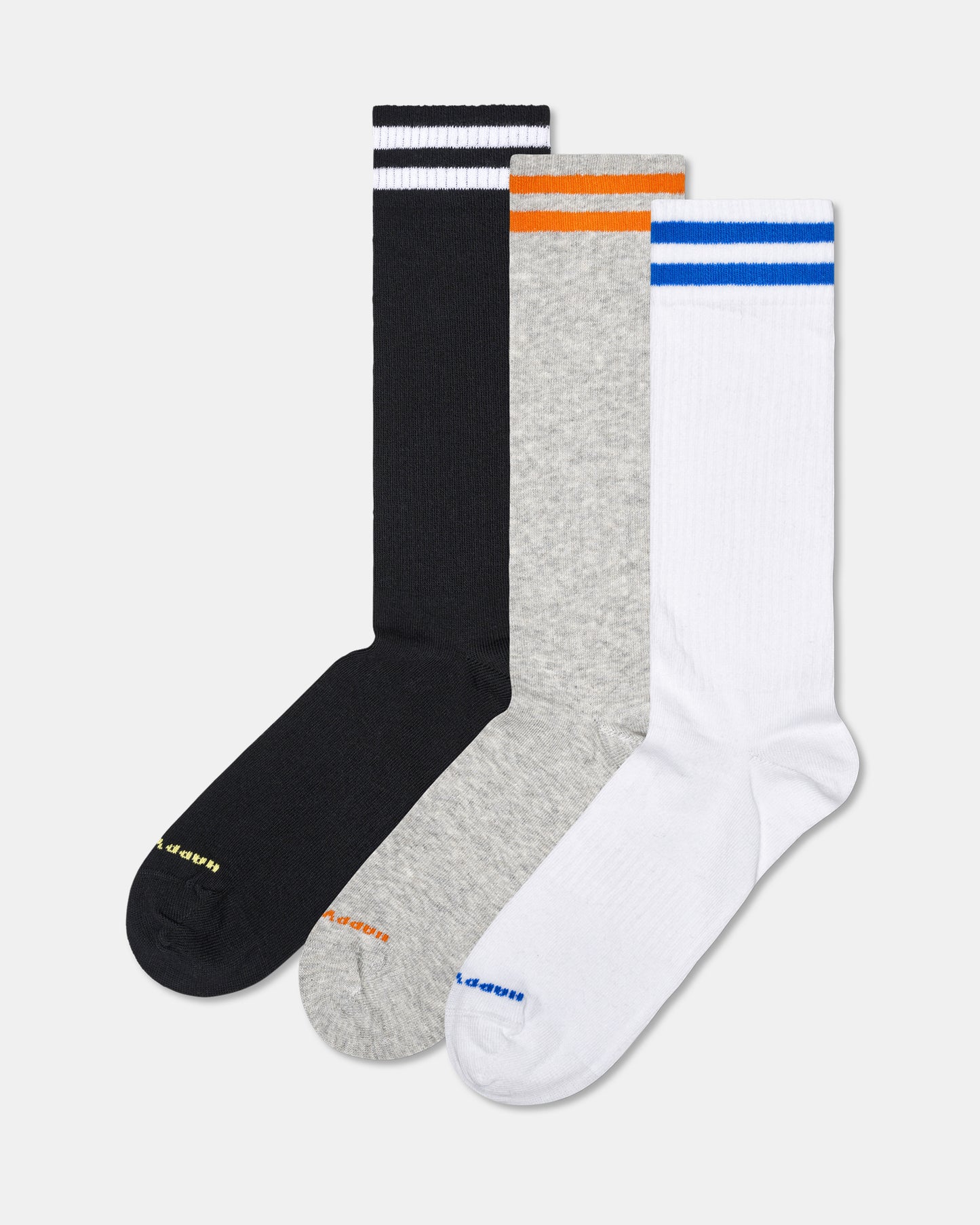 3-Pack Solid Sneaker Socks Black