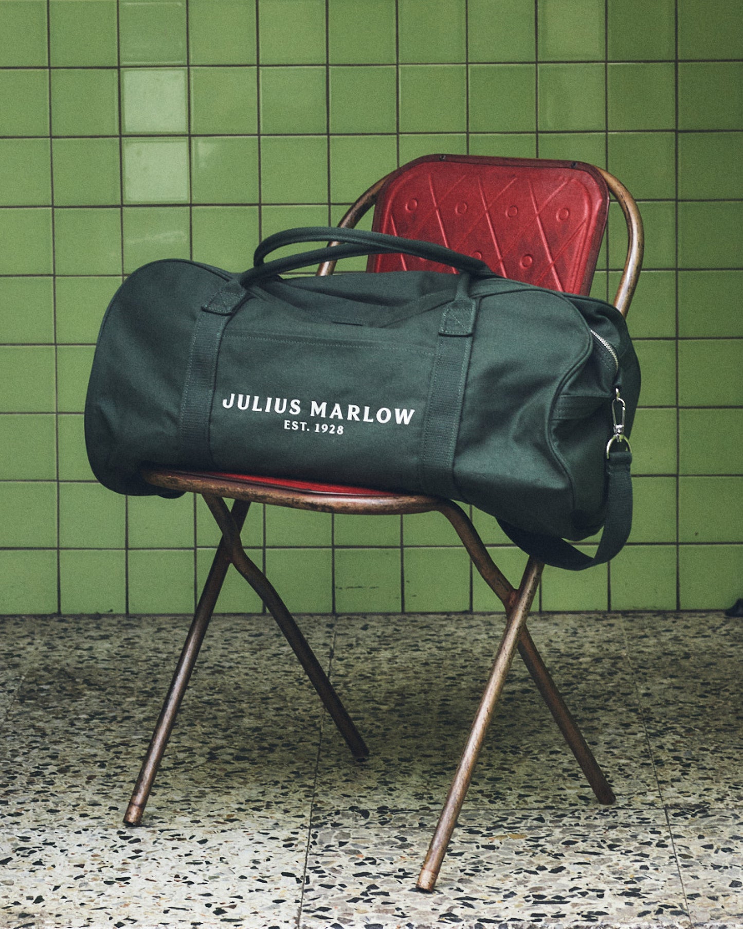 Canvas Duffle Bag Green