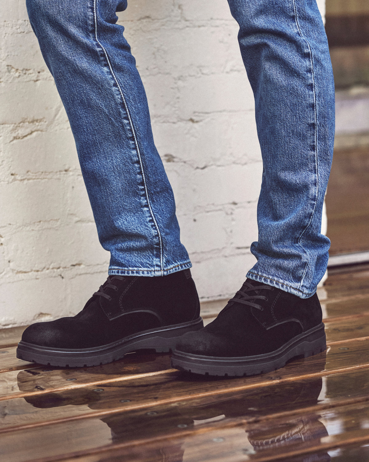 Haze Black Suede