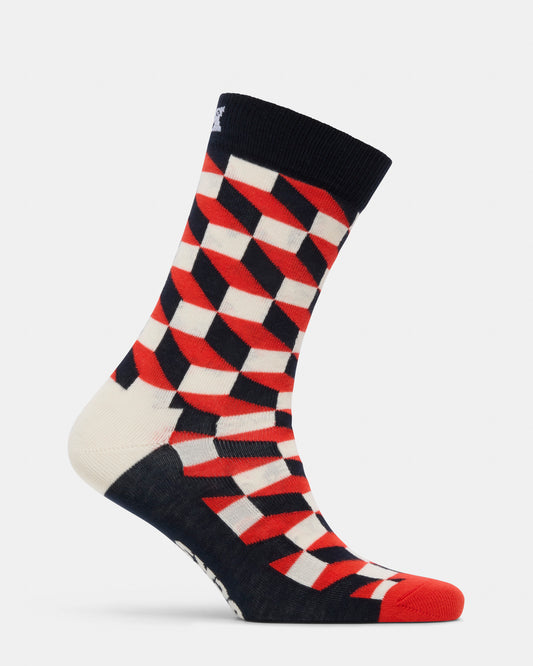 Filled Optic Sock Navy