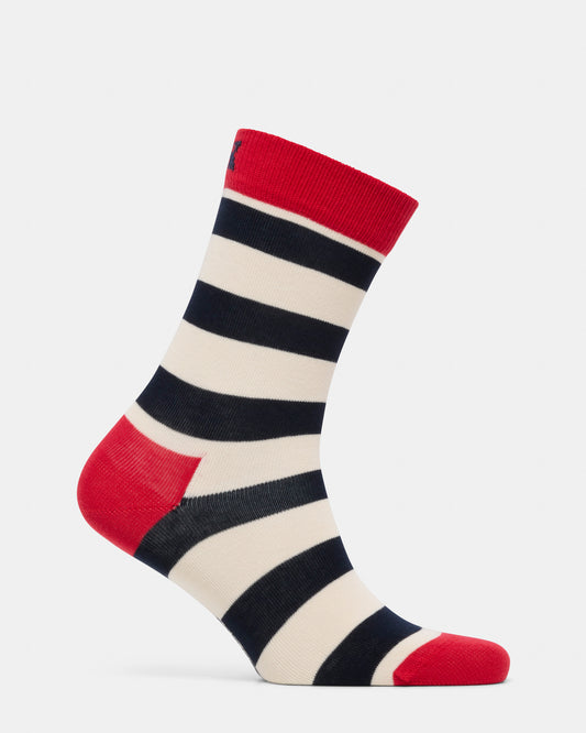 Stripe Sock Red