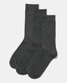 Dress Socks 3 Pack Charcoal