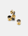Shirt Studs Black/Gold