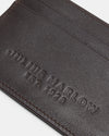 Leather Credit Card Holder  Brown