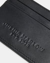 Leather Credit Card Holder  Black