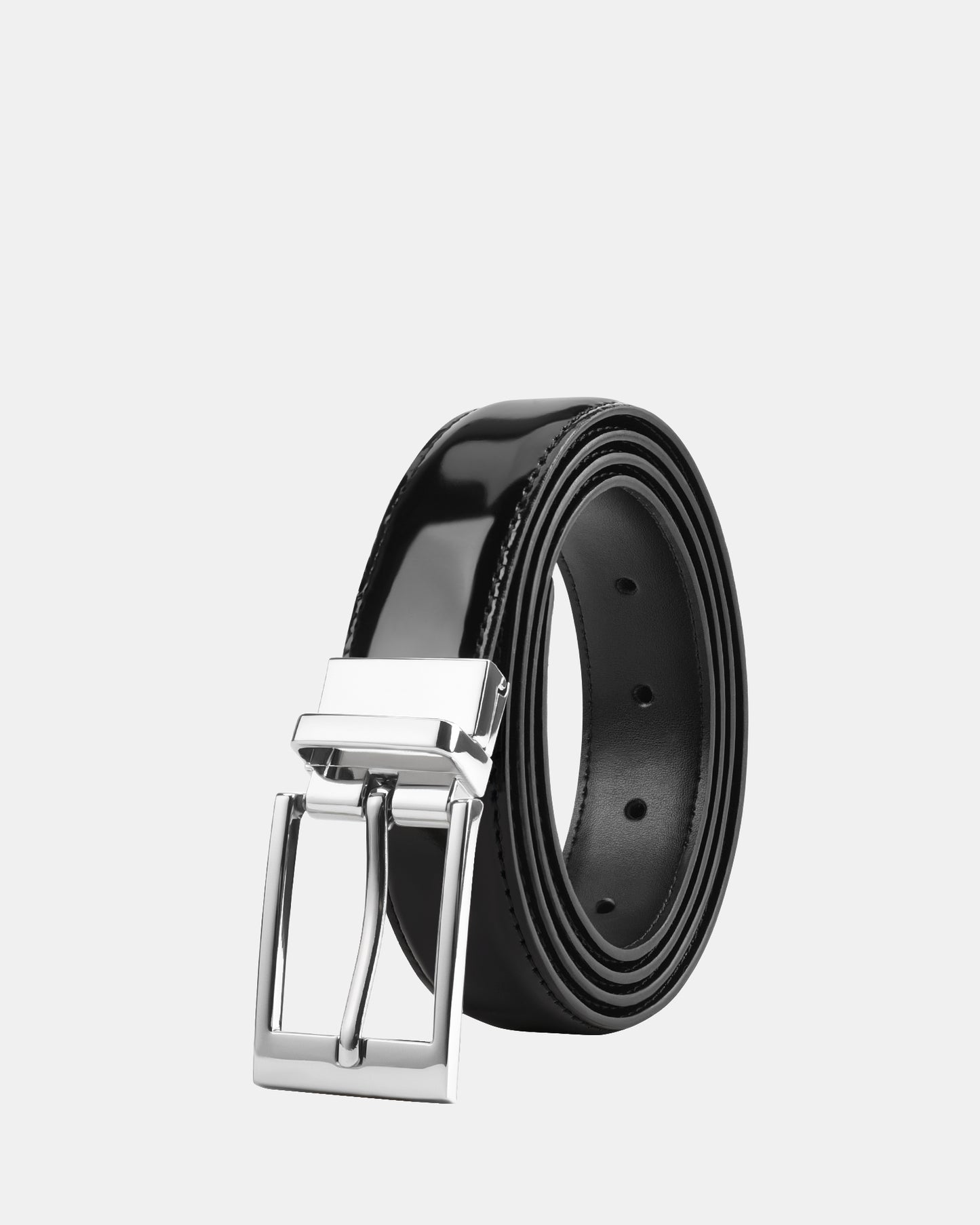 Jm Dress Belt 2 Black Patent/Black