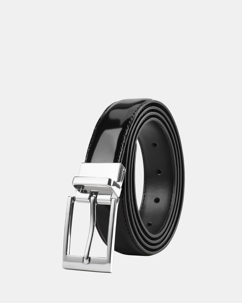 Jm Dress Belt 2 Black Patent/Black