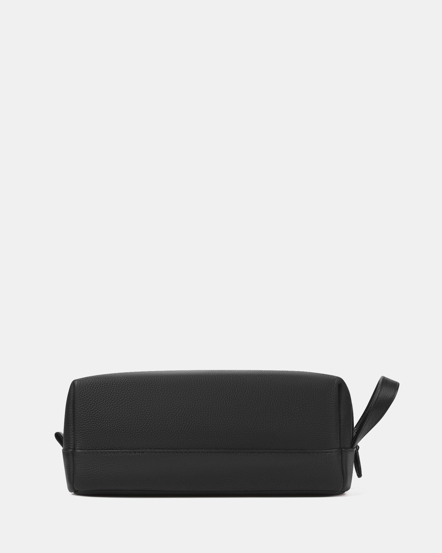 Jm Leather Toiletry Bag Black