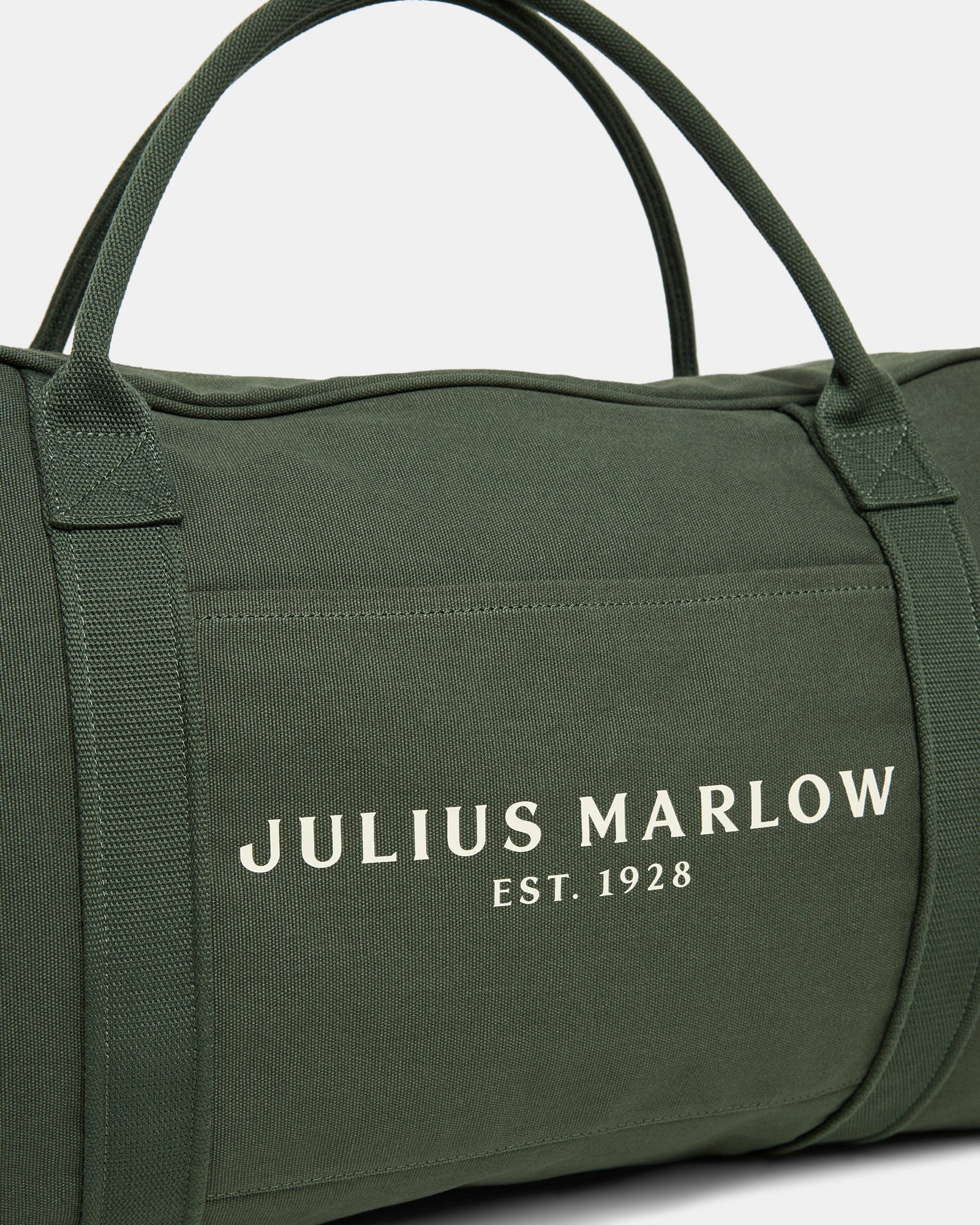 Canvas Duffle Bag Green – Julius Marlow