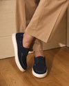 Flare Navy Suede