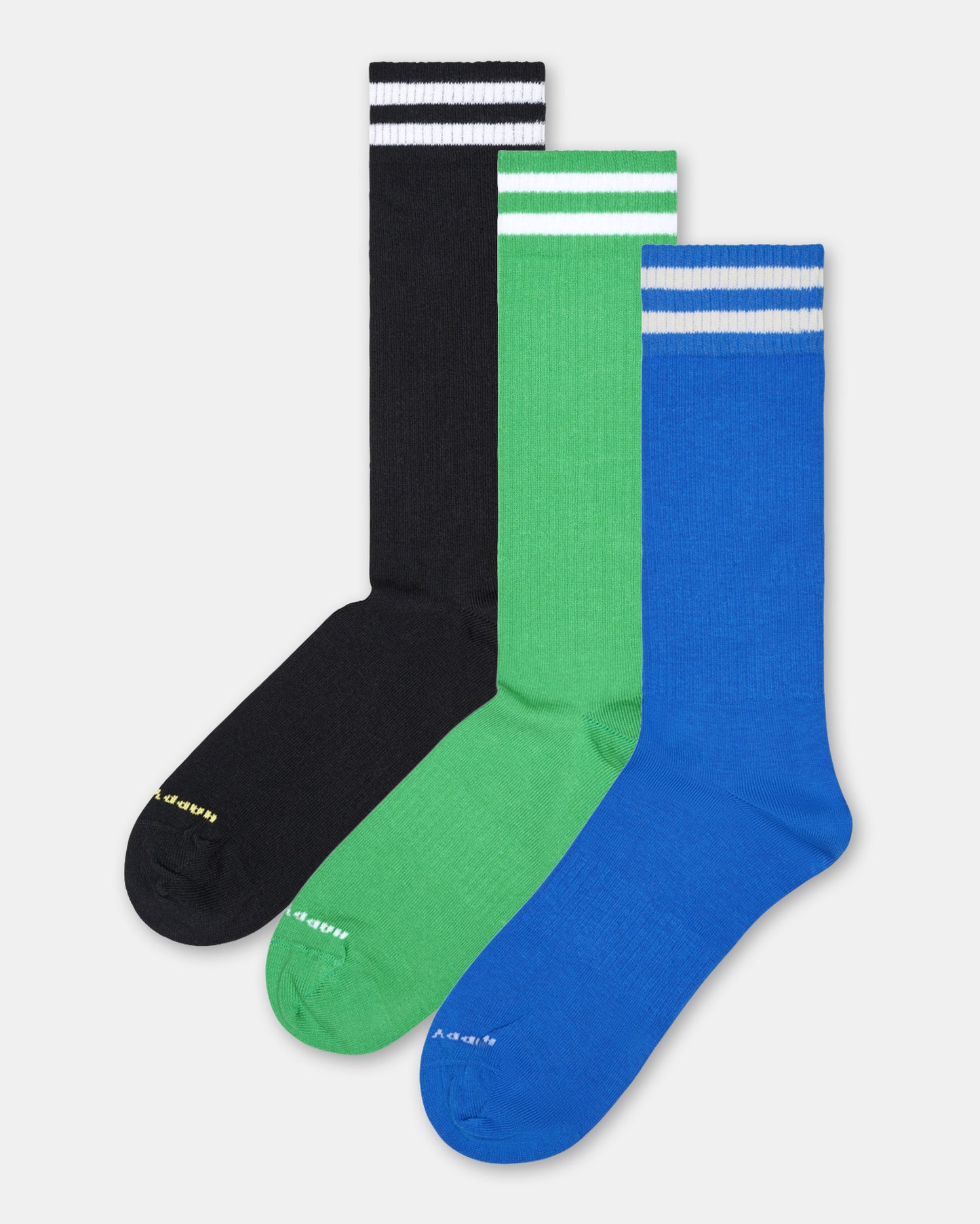 3-Pack Solid Sneaker Socks Blue