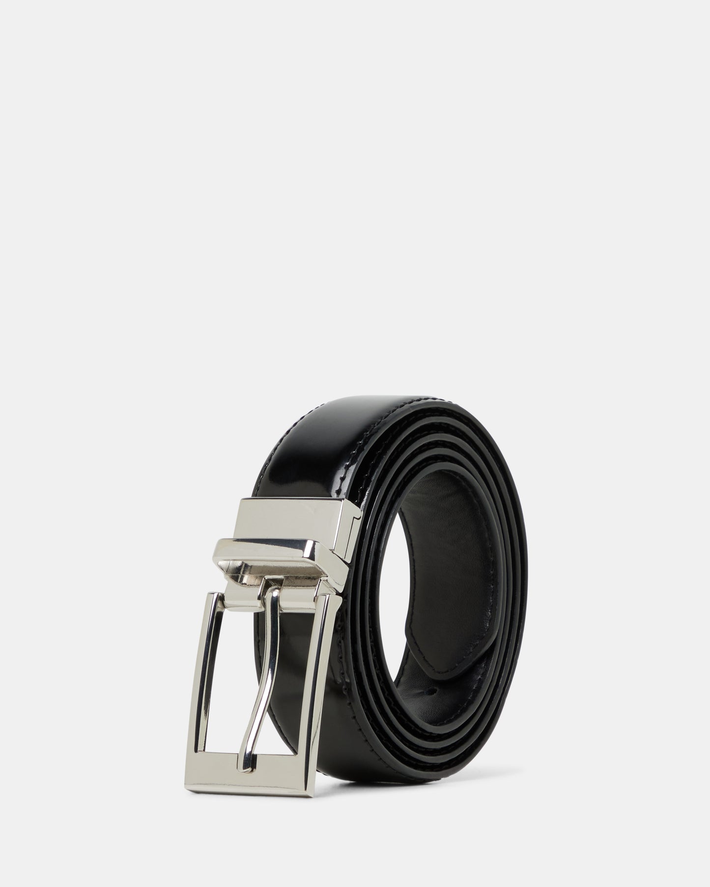 Dress Belt Black Patent/Black